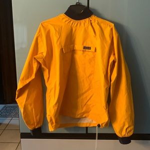 Vintage Men’s Patagonia Waterproof Kayak/Sailing Pullover SZ M Yellow & Navy